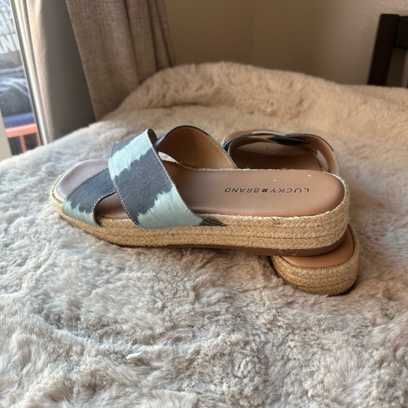 Lucky Brand Tie-Dye Espadrille Sandals - Picture 9 of 12